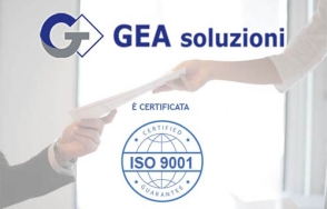 La qualità di GEA soluzioni certificata dallo standard internazionale ISO 9001